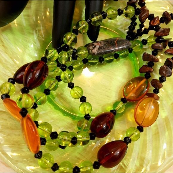 FREE Long Beaded Necklace WITH ANY PURCHASE - Picture 4 of 4